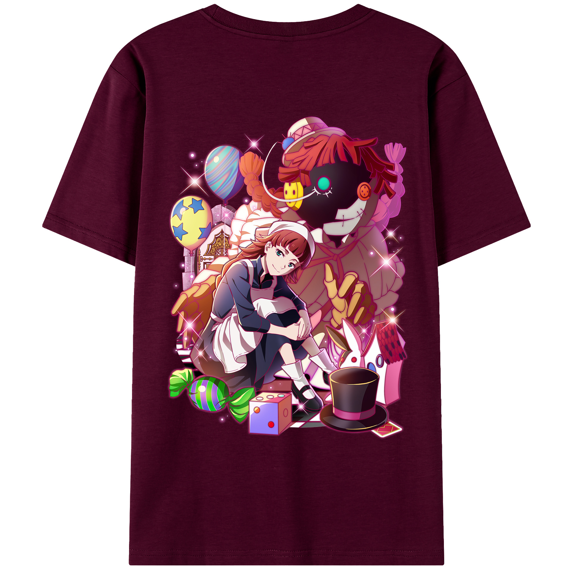 （画像用） 文豪ストレイドッグス Bungo Stray Dogs レディース半袖Tシャツ(バックプリント)
